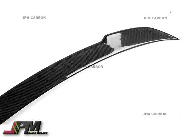 CS Style Carbon Fiber Trunk Spoiler Fits For 2014-2020 BMW F33 4-Series Convertible Only - Image 2