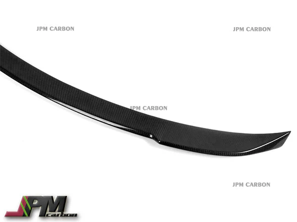 CS Style Carbon Fiber Trunk Spoiler Fits For 2014-2020 BMW F36 4-Series Gran Coupe Only - Image 2