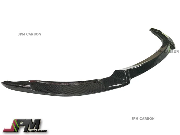 CS2 Style Carbon Fiber Front Bumper Add-on Lip Fits For 2015-2020 BMW F80 M3 / F82 M4 Only - Image 3