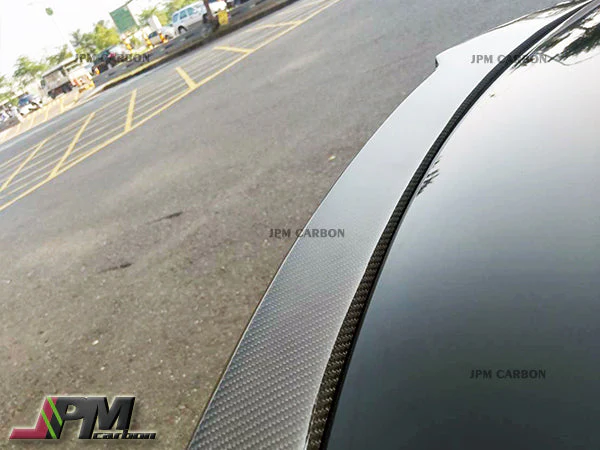 [JPMCarbon] D Style Carbon Fiber Trunk Spoiler Fits For 2004-2010 Mercedes-Benz W219 CLS-Class Sedan - Image 2
