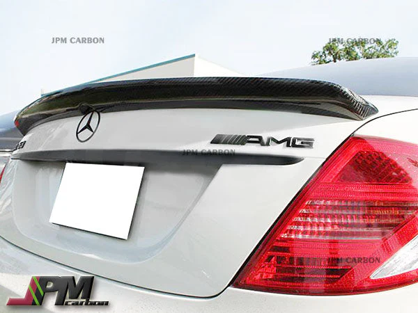 [JPMCarbon] D Style Carbon Fiber Trunk Spoiler Fits For 2006-2014 Mercedes-Benz W216 CL-Class Coupe - Image 3