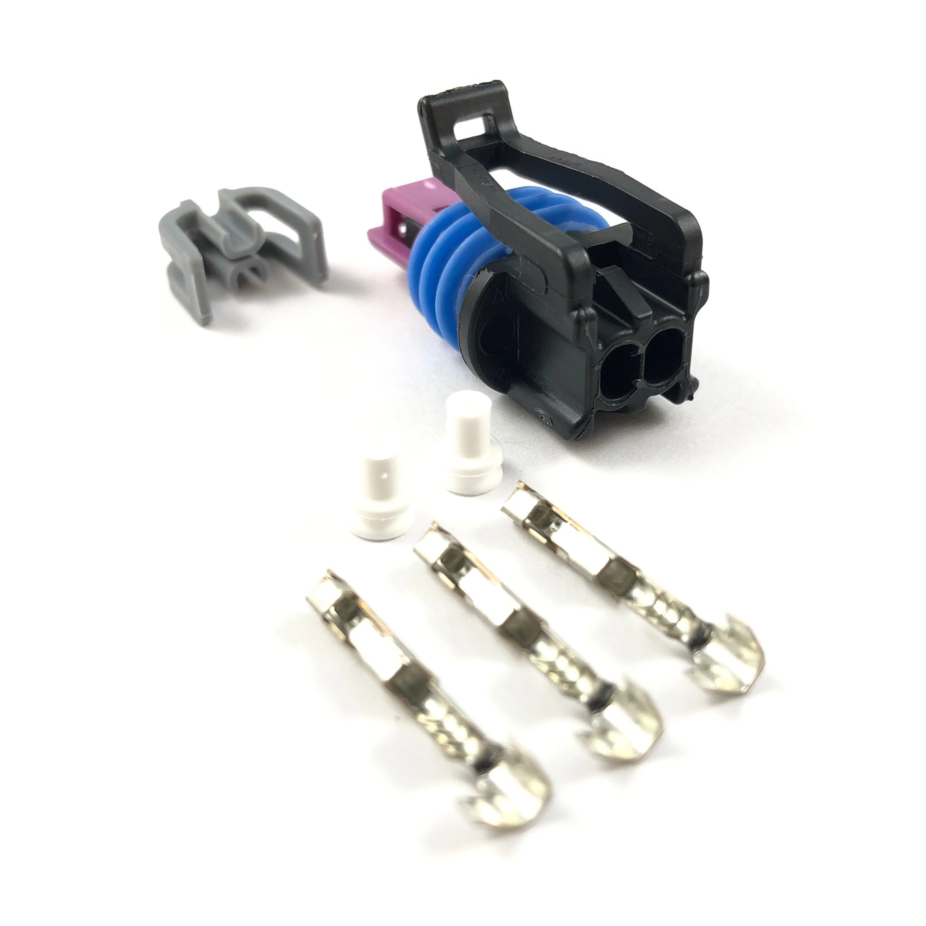 Delphi GT150 2-Pin Fluid Temperature Sensor Connector Plug Kit - Image 2