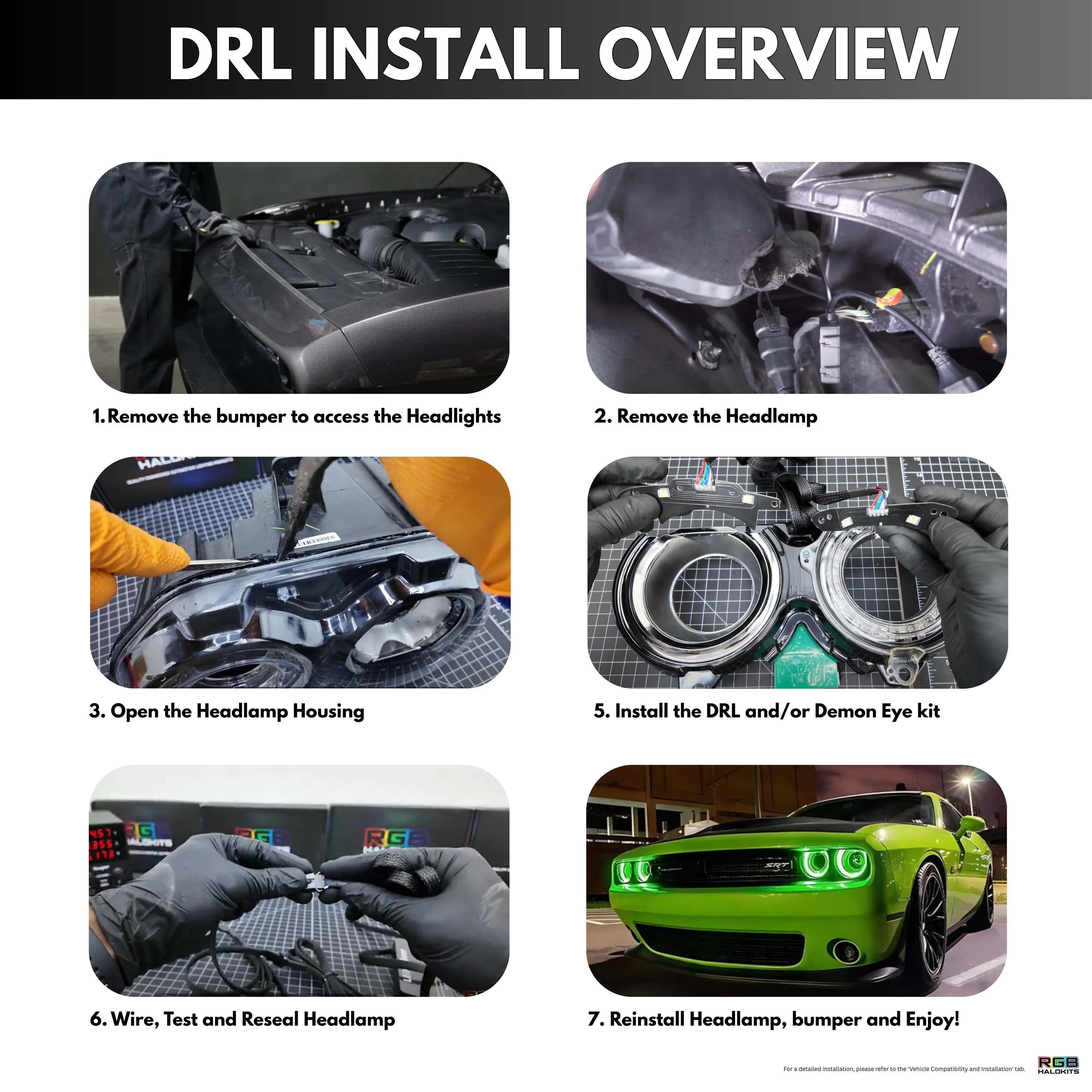 Dodge Challenger RGBW DRL Boards (2015-2023) - Image 13