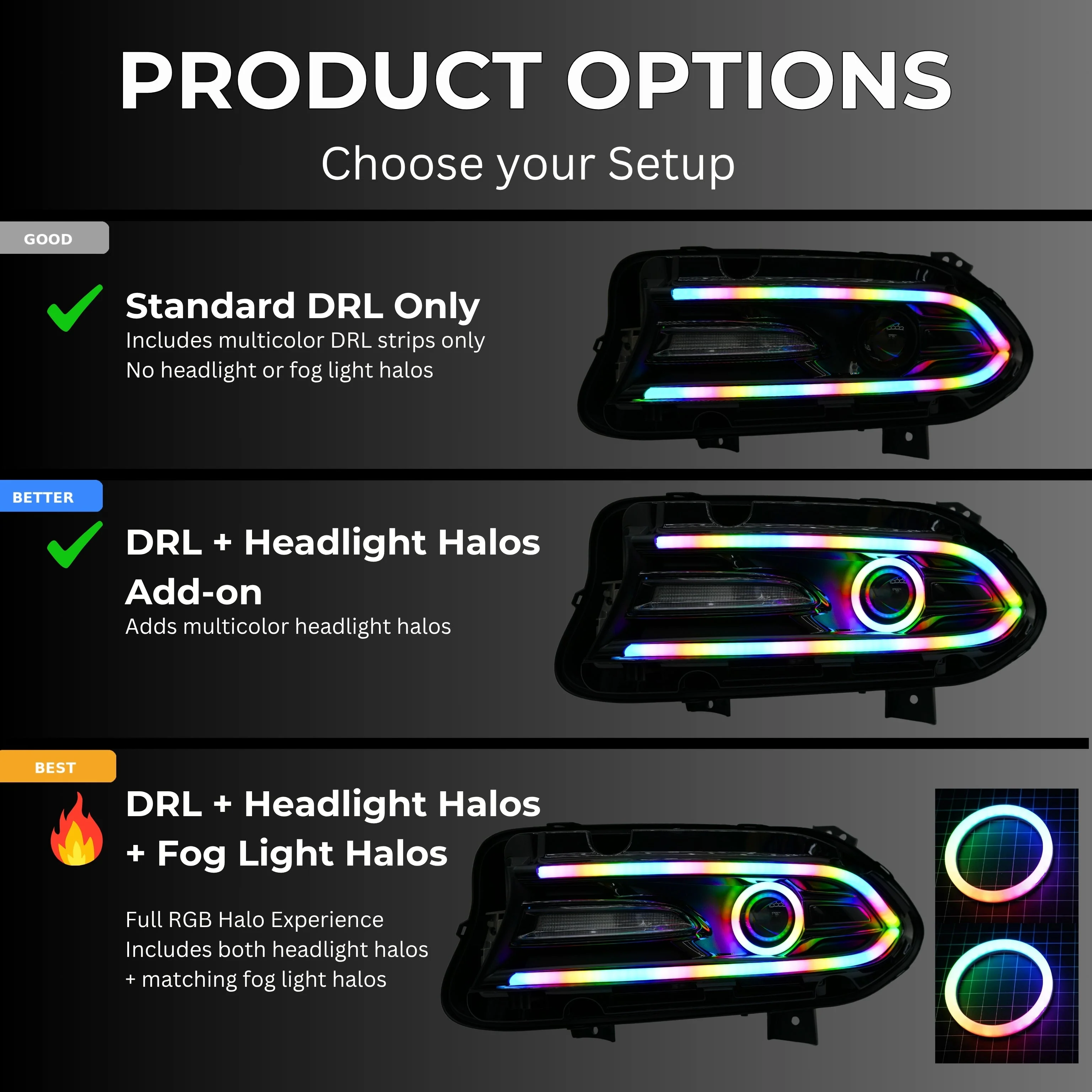 Dodge Charger Flow Series DRL Boards 2.0 | Diffused LED (2015-2023) - Image 10