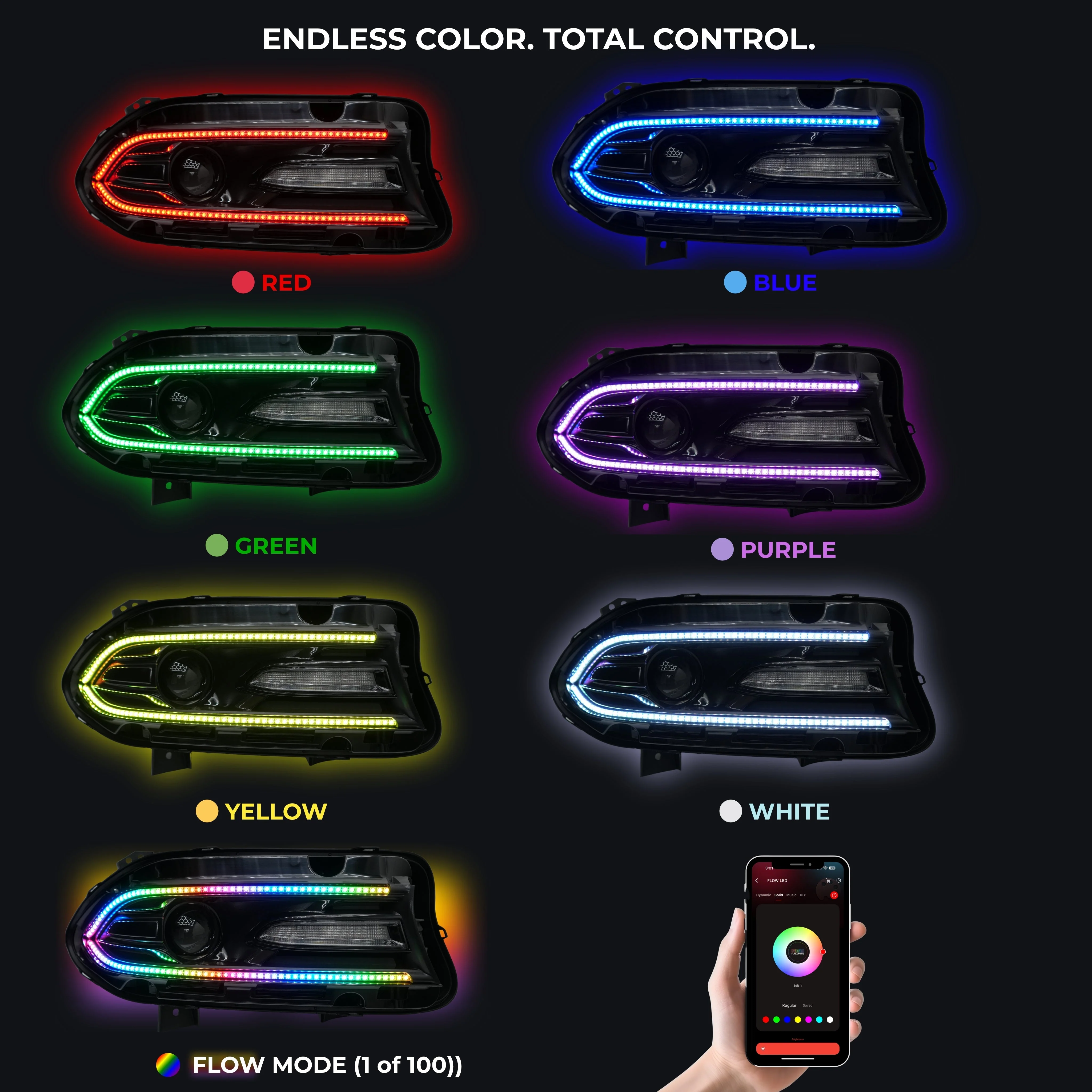 Dodge Charger Flow Series DRL Boards (2015-2023) - Image 4