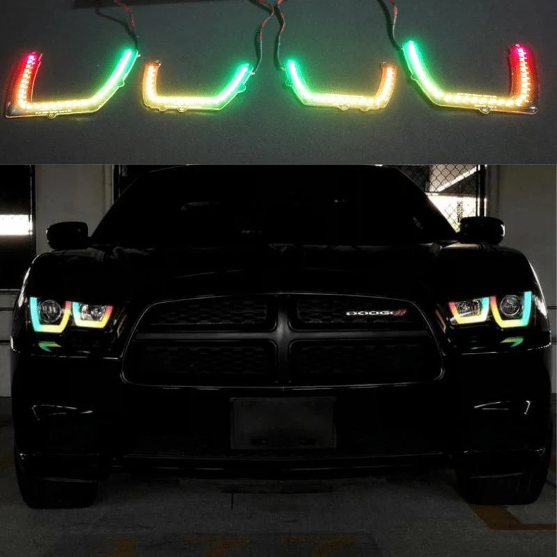 Dodge Charger Flow Series DRL Boards (for 2011-2014 Spec-D Headlights) - Image 15