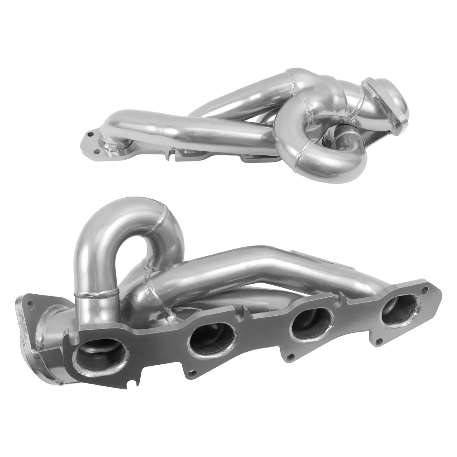 Dodge Ram 1500 5.7L Hemi Shorty Headers Polished Silver Ceramic 2019 To 2024 - Image 4