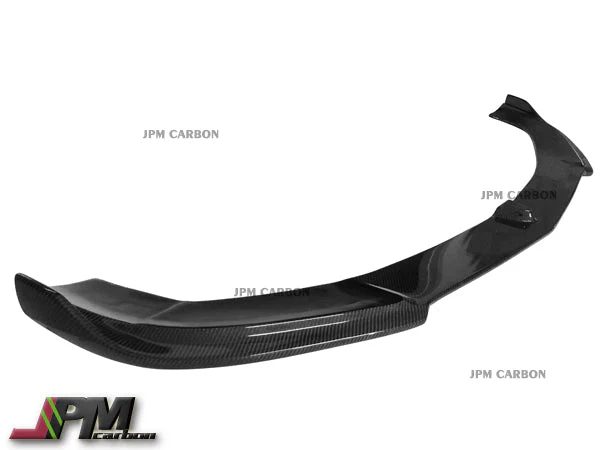 DP Style Carbon Fiber Front Bumper Add-on Lip Fits For 2014-2016 Mercedes-Benz W212 Facelift E-Class Sedan with AMG Sport Package Only - Image 3