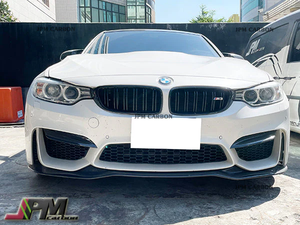 DP Style Carbon Fiber Front Bumper Decorative Covers Fits For 2015-2020 BMW F80 M3 / F82 M4 Only - Image 3