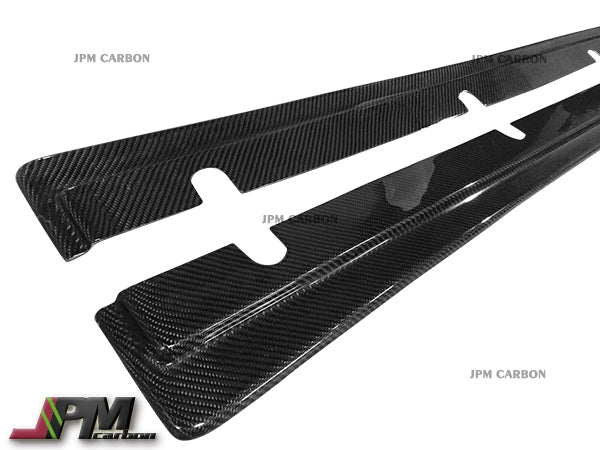 DP Style Carbon Fiber Side Skirt Add-on Lips Fits For 2000-2009 Honda S2000 Only - Image 2