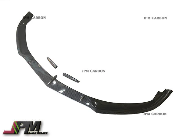 ED1 Style Carbon Fiber Front Bumper Add-on Lip Fits For 2015-2021 Mercedes-Benz W205 C63 Sedan/Wagon Only