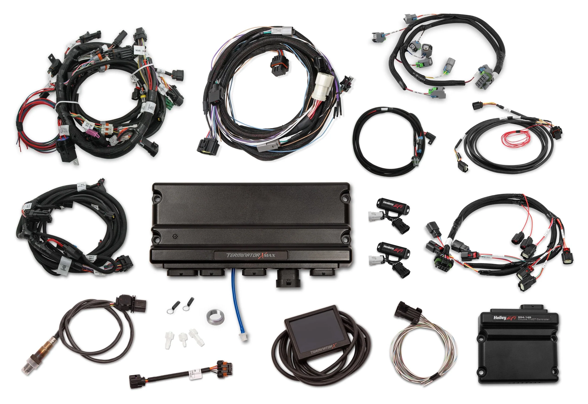 EFI Terminator X Max - 2011-2012 Ford Coyote EV6 Injectors - 98+ 4R70W Transmission and Drive-by-Wire Throttle Body Control, for Early Coils - Image 2