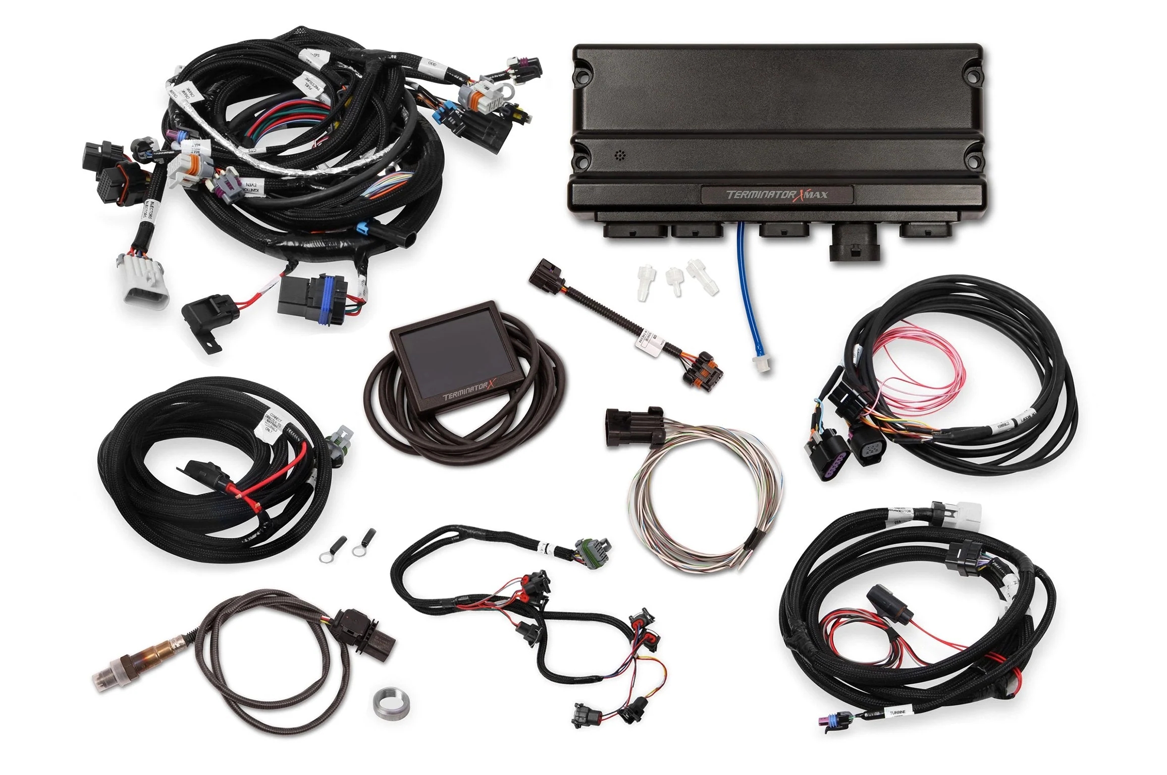 EFI Terminator X Max - Gen IV 58x Crank - 4x Cam - EV1 Injectors - Drive-By-Wire Throttle Body and Transmission Control - 3.5 in. Touchscreen - Image 7