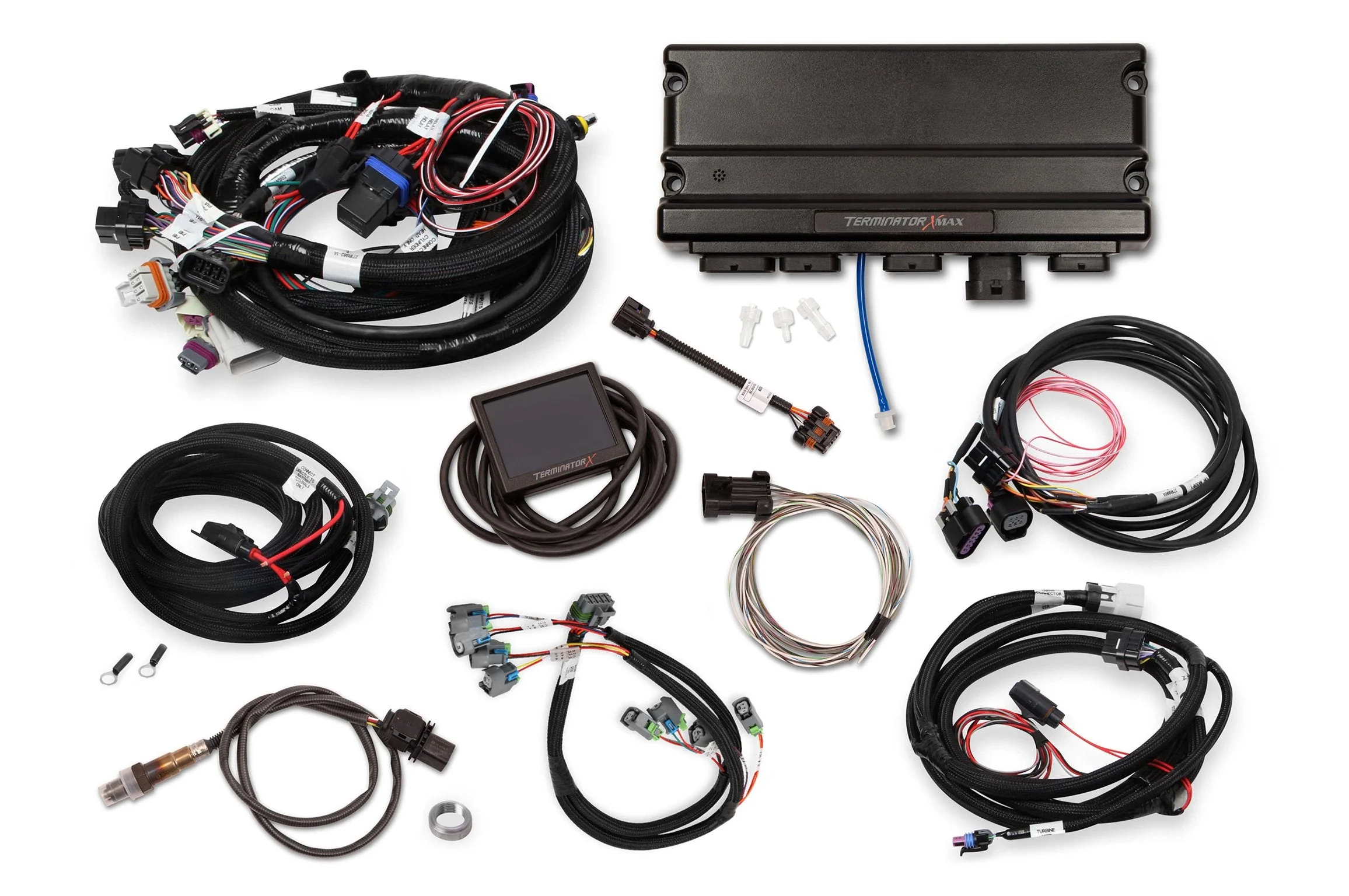 EFI Terminator X Max - LS1/LS624x Crank - 1x Cam - EV6 Injectors - Drive-By-Wire Throttle Body and Transmission Control - 3.5 in. Touchscreen - Image 7