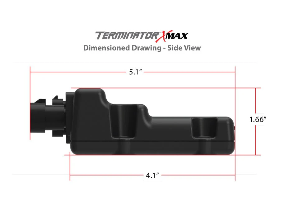 EFI Terminator X Max - LS1/LS624x Crank - 1x Cam - EV6 Injectors - Transmission Control - 3.5 in. Touchscreen - Image 5