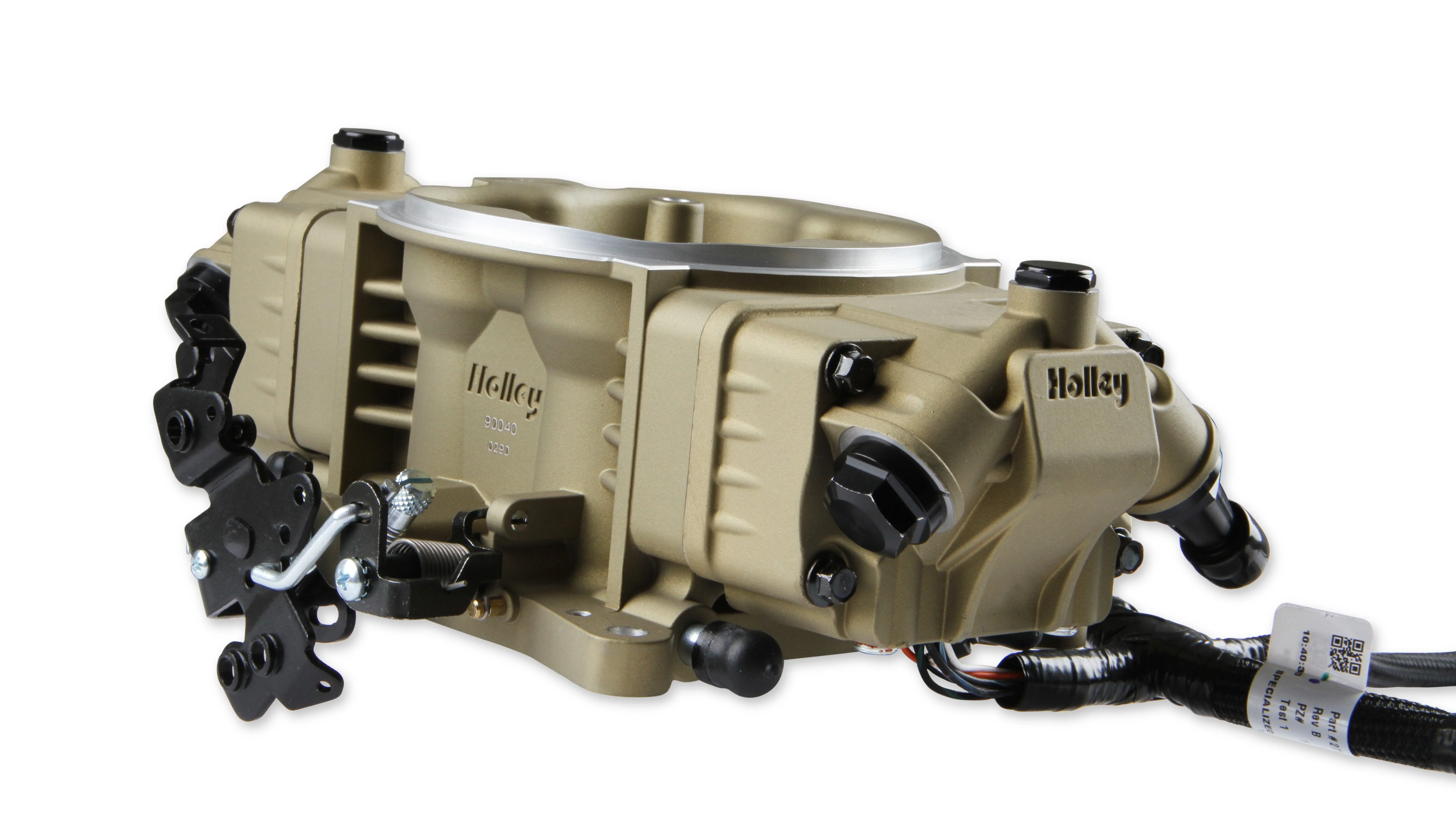 EFI Terminator X Stealth 4150 Throttle Body - Classic Gold - 4 Injectors - 650 HP - Image 5