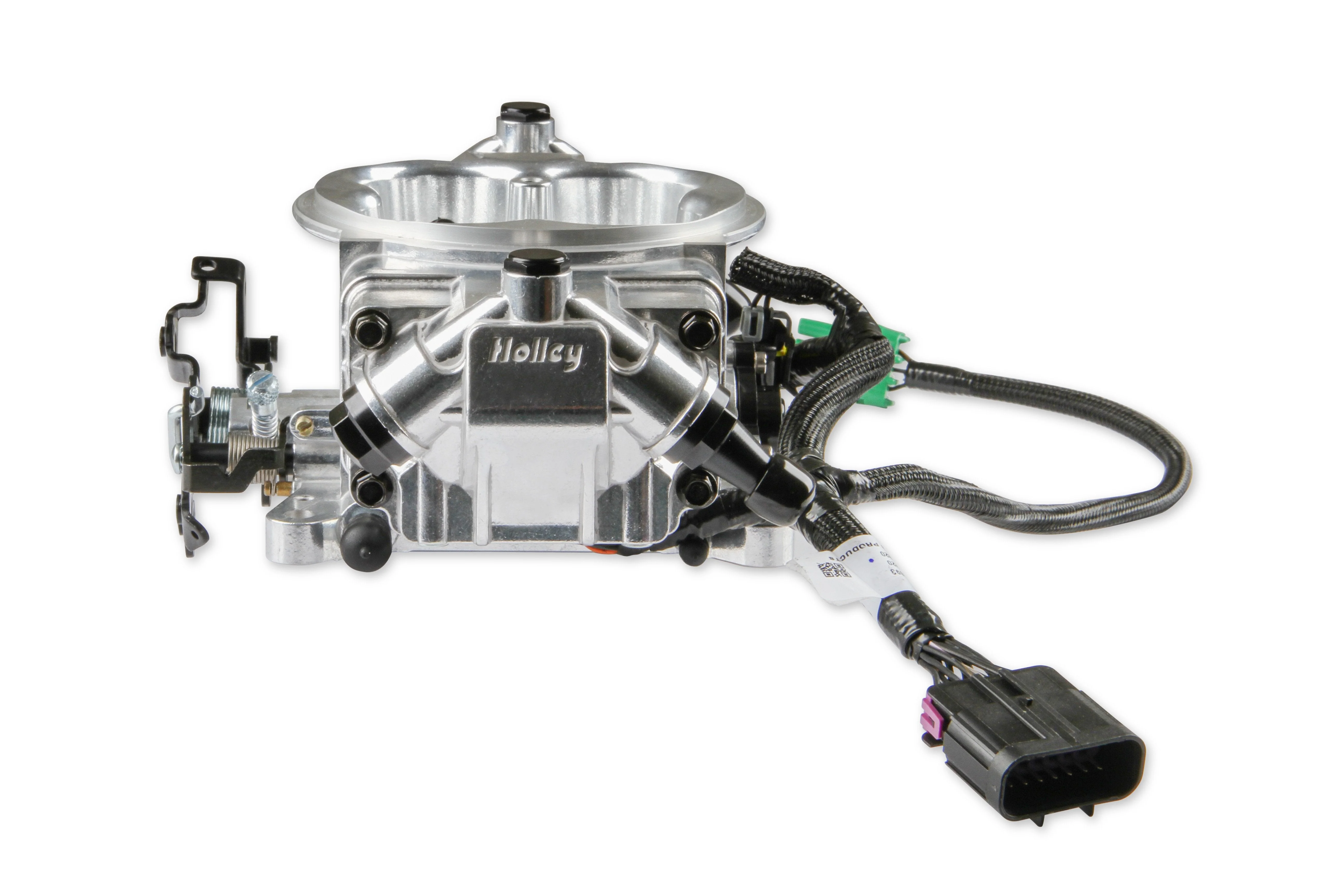 EFI Terminator X Stealth 4150 Throttle Body - Shiny - 4 Injectors - 650 HP - Image 13