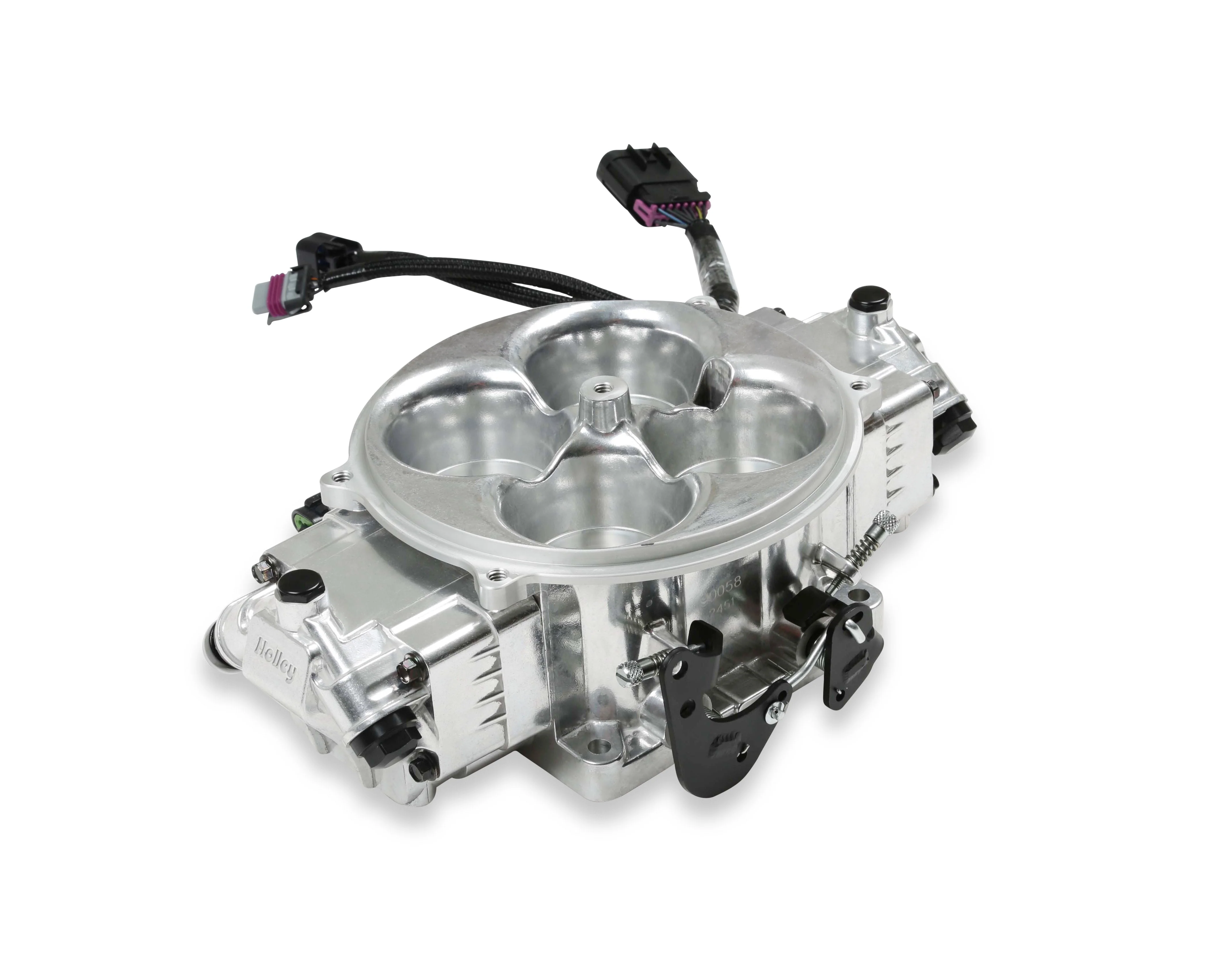 EFI Terminator X Stealth 4500 Service Throttle Body - Shiny - 4 Injectors - 650 HP - Secondary Throttle Body - Image 6