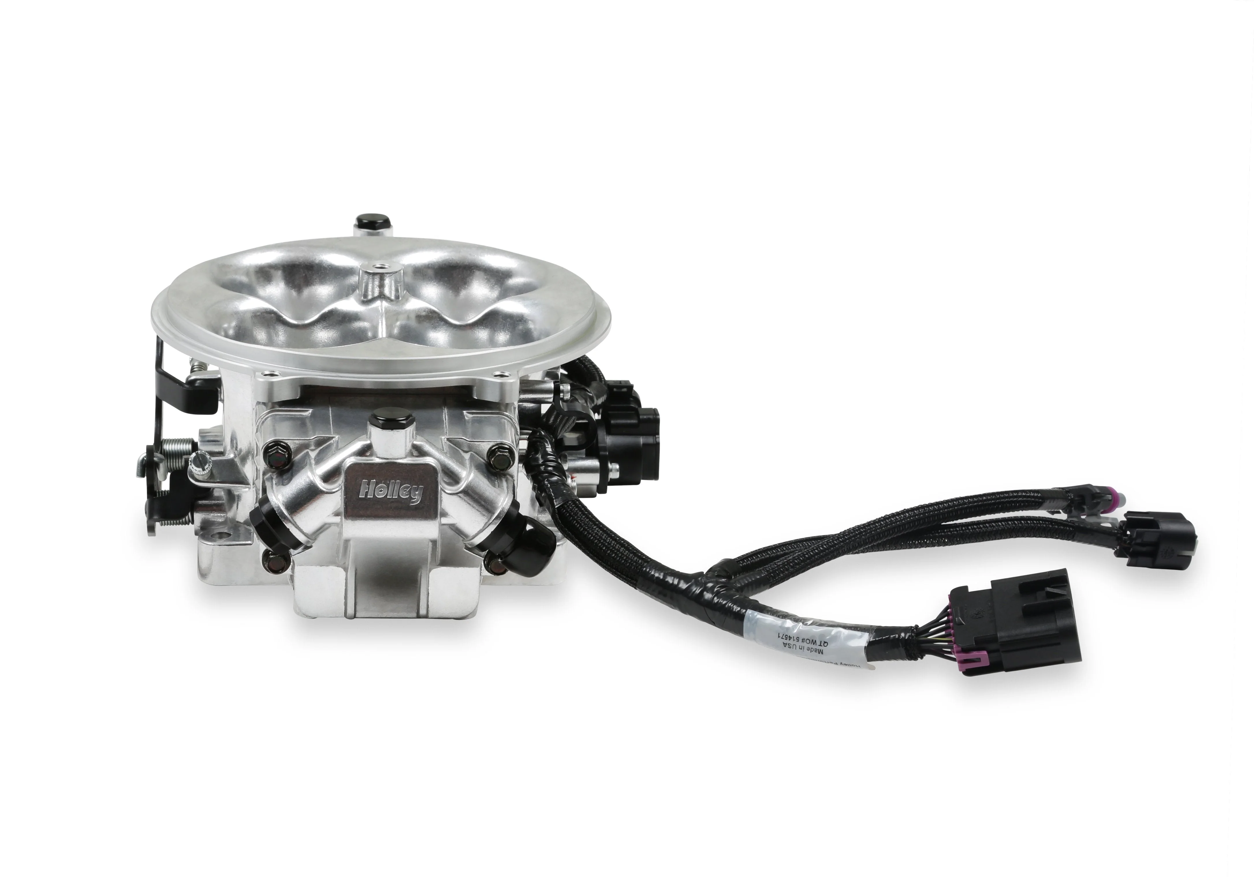 EFI Terminator X Stealth 4500 Service Throttle Body - Shiny - 4 Injectors - 650 HP - Secondary Throttle Body - Image 7