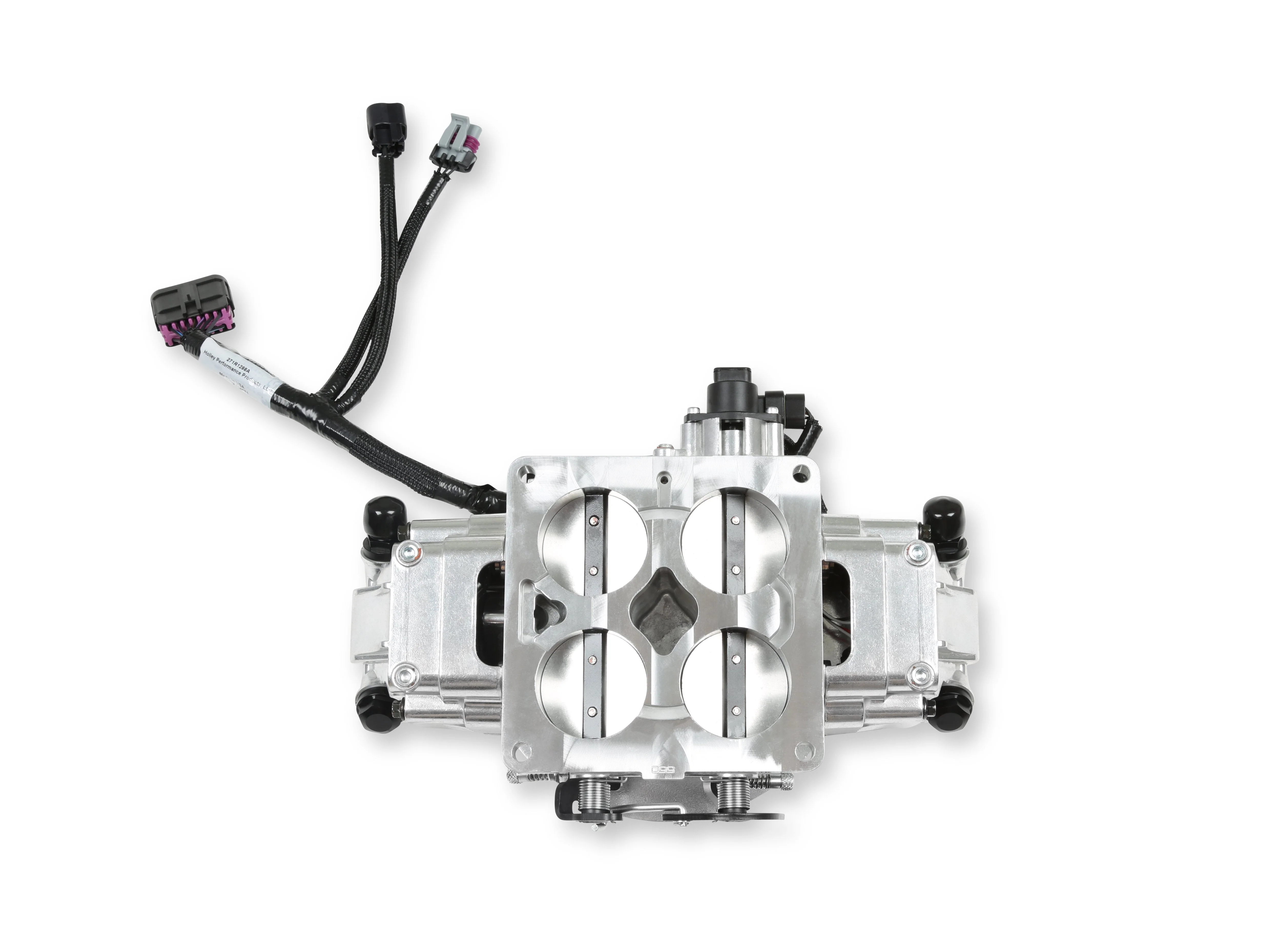 EFI Terminator X Stealth 4500 Service Throttle Body - Shiny - 4 Injectors - 650 HP - Secondary Throttle Body - Image 9