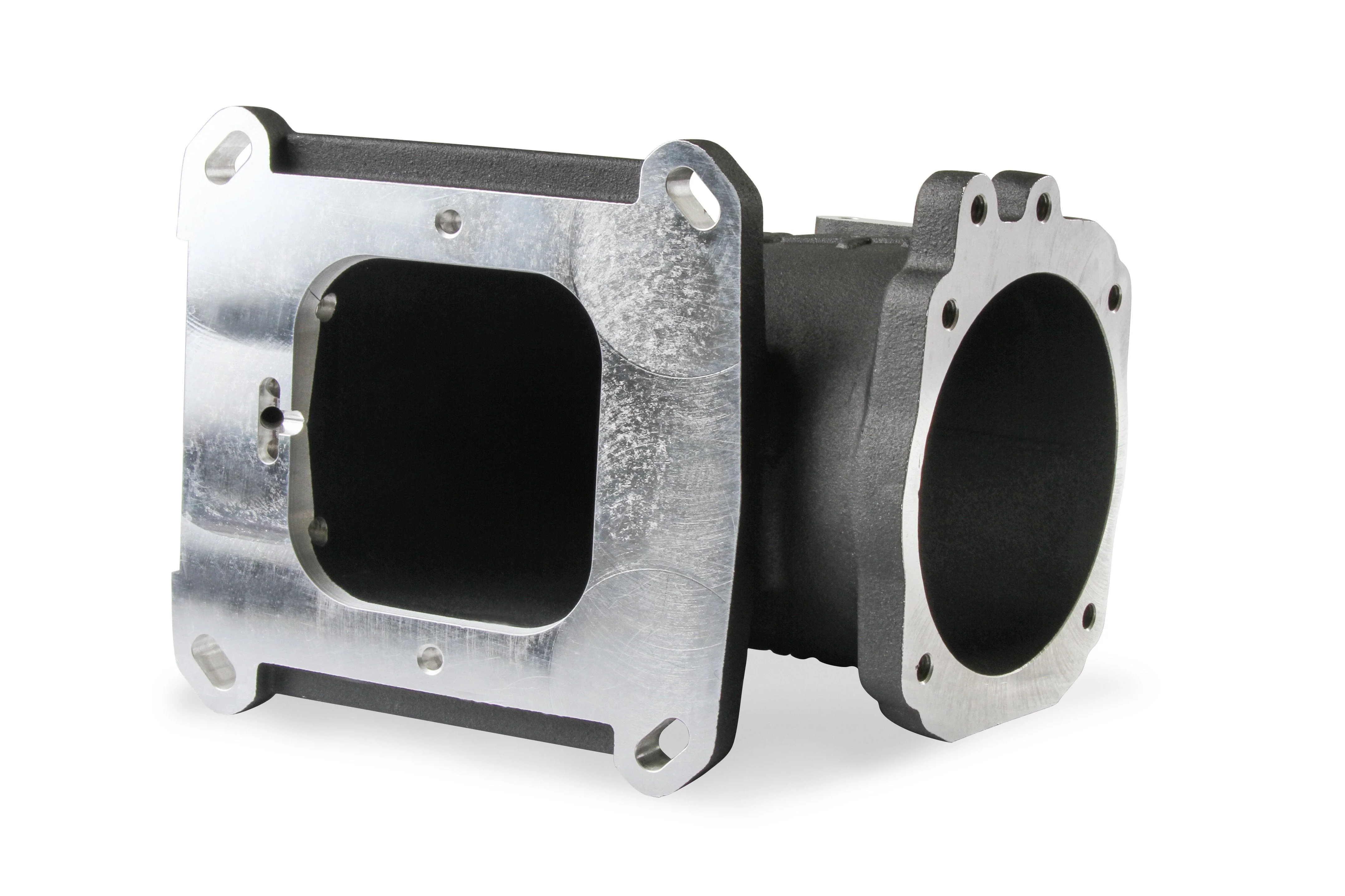 EFI Throttle Body Intake Elbow 4150 - Fits Ford Throttle Bodies-Black Finish - Image 4