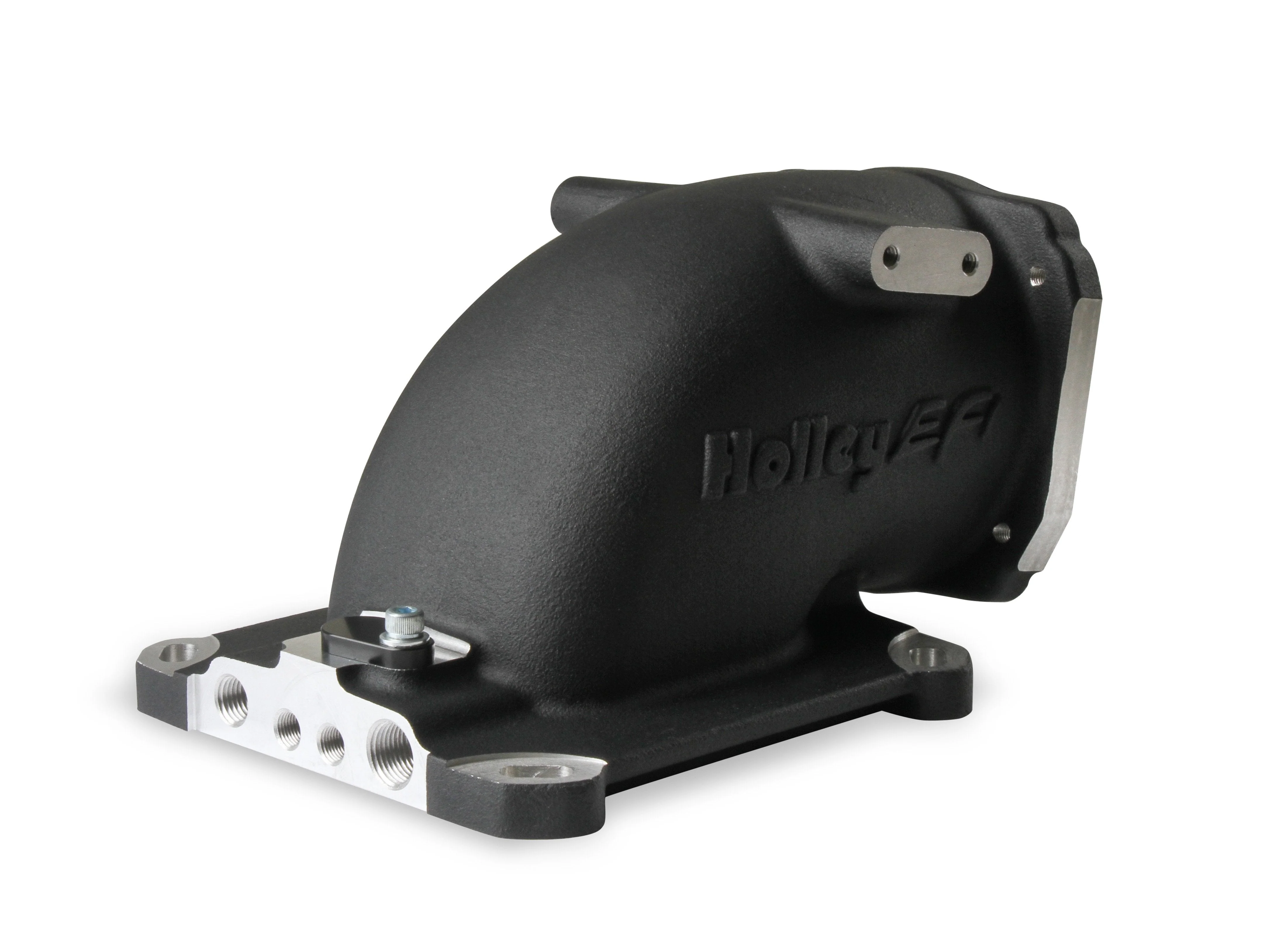 EFI Throttle Body Intake Elbow 4150 - Fits GM LS Throttle Bodies-Black Finish - Image 2