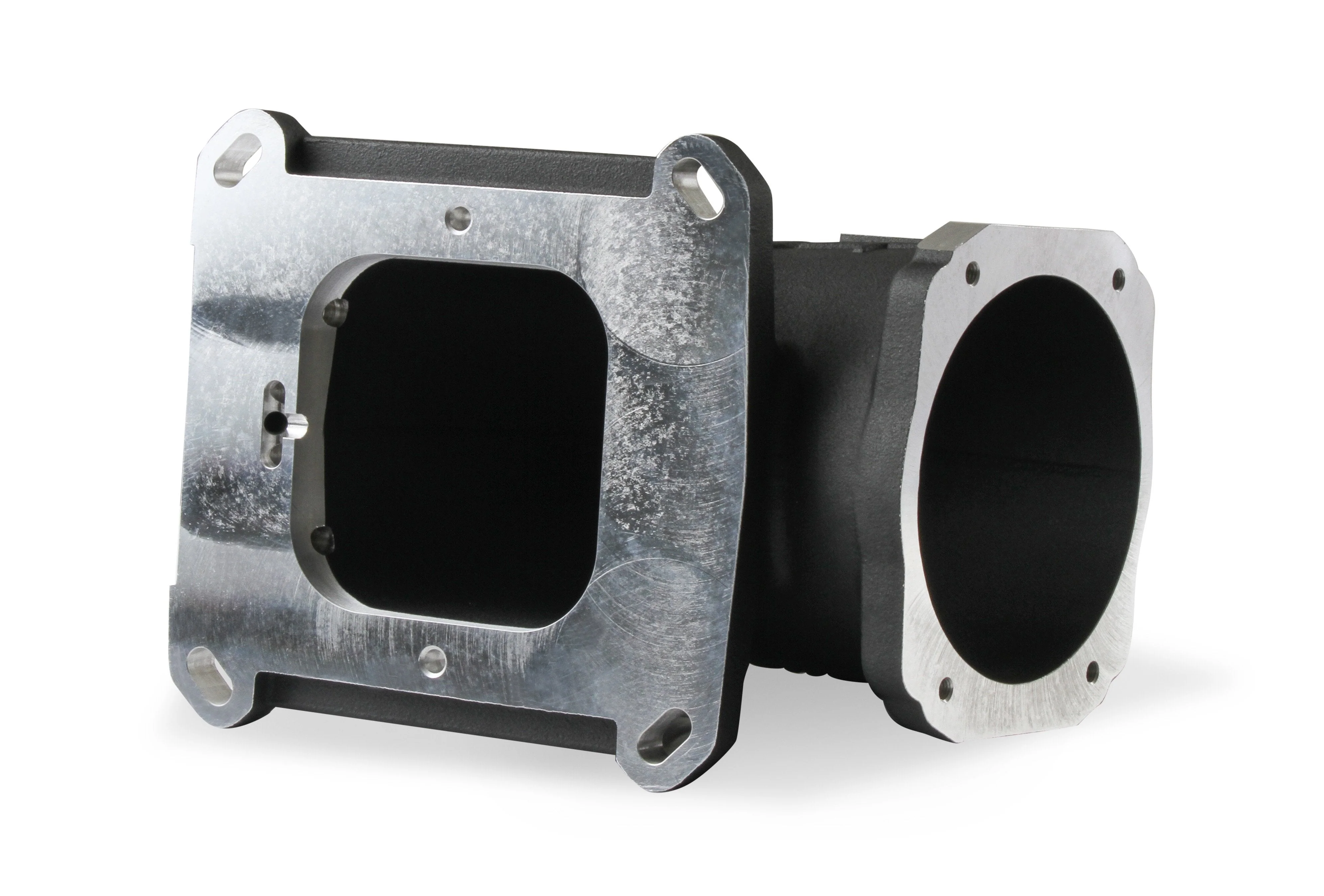 EFI Throttle Body Intake Elbow 4150 - Fits GM LS Throttle Bodies-Black Finish - Image 4