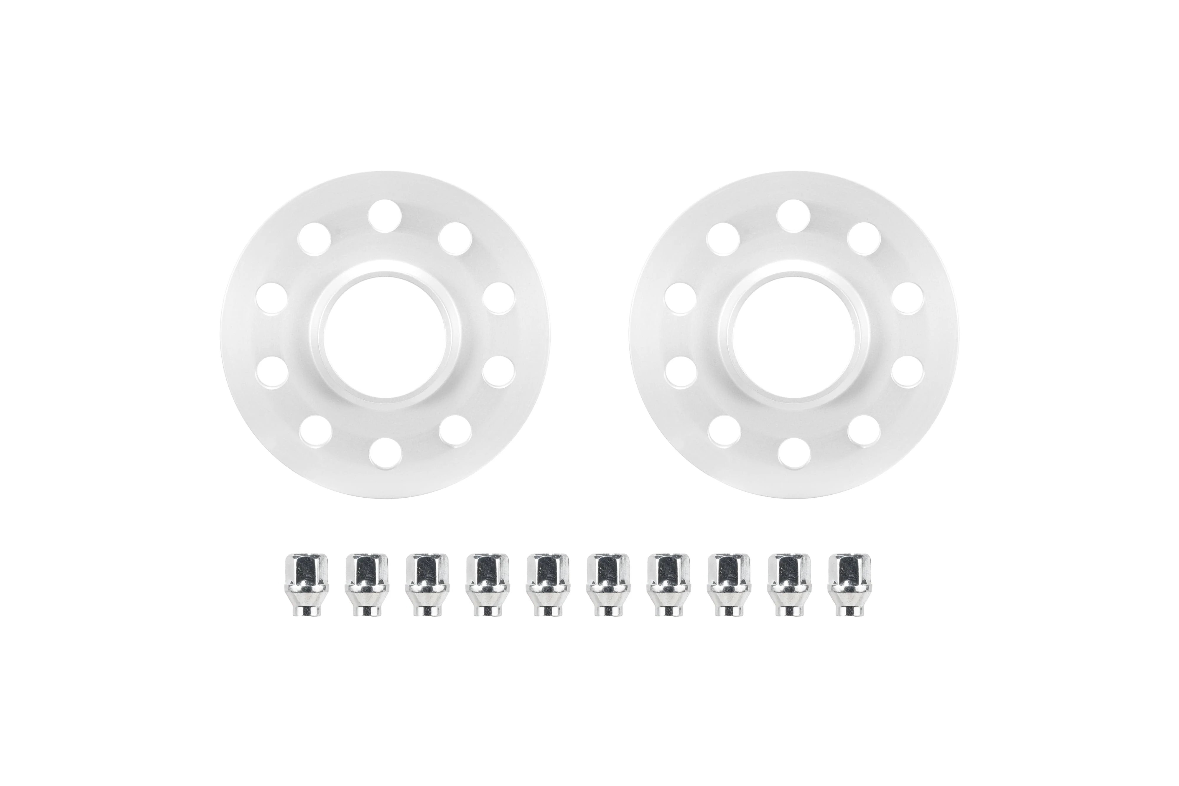 Eibach 10mm Wheel Spacer (Pair) - Silver, 5x114.3mm Bolt Pattern for 2018-2022 Tesla 3 RWD