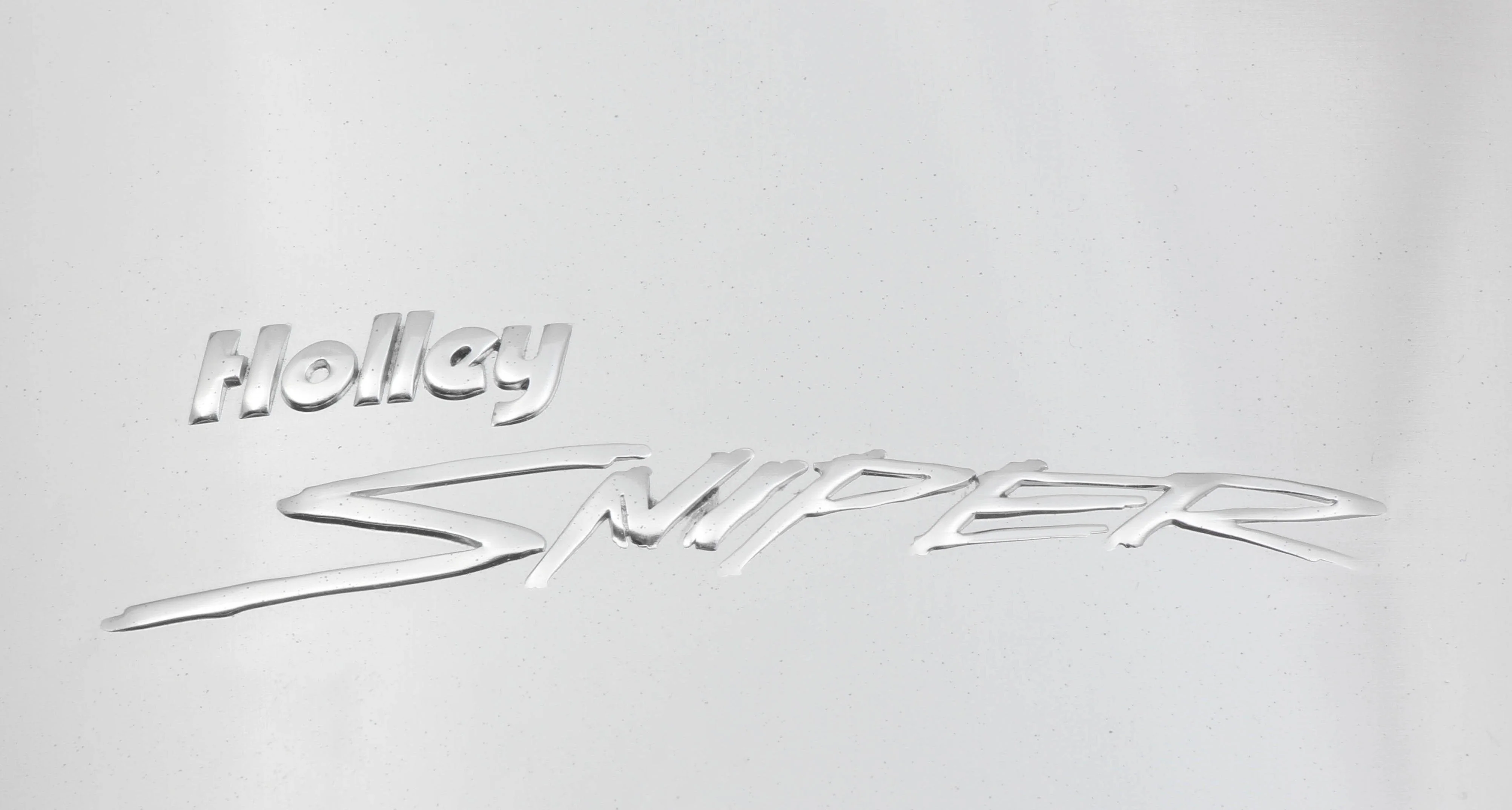 Fabricated Intake Manifold BBC Single Plane 1 x 4500 Silver with Sniper Logo - Image 3