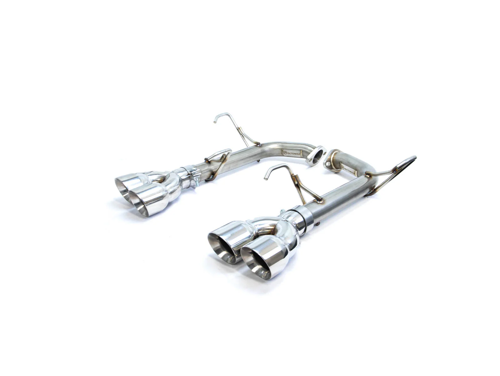 FactionFab Axle Back Exhaust Polished Tip 2022+ WRX - Image 3