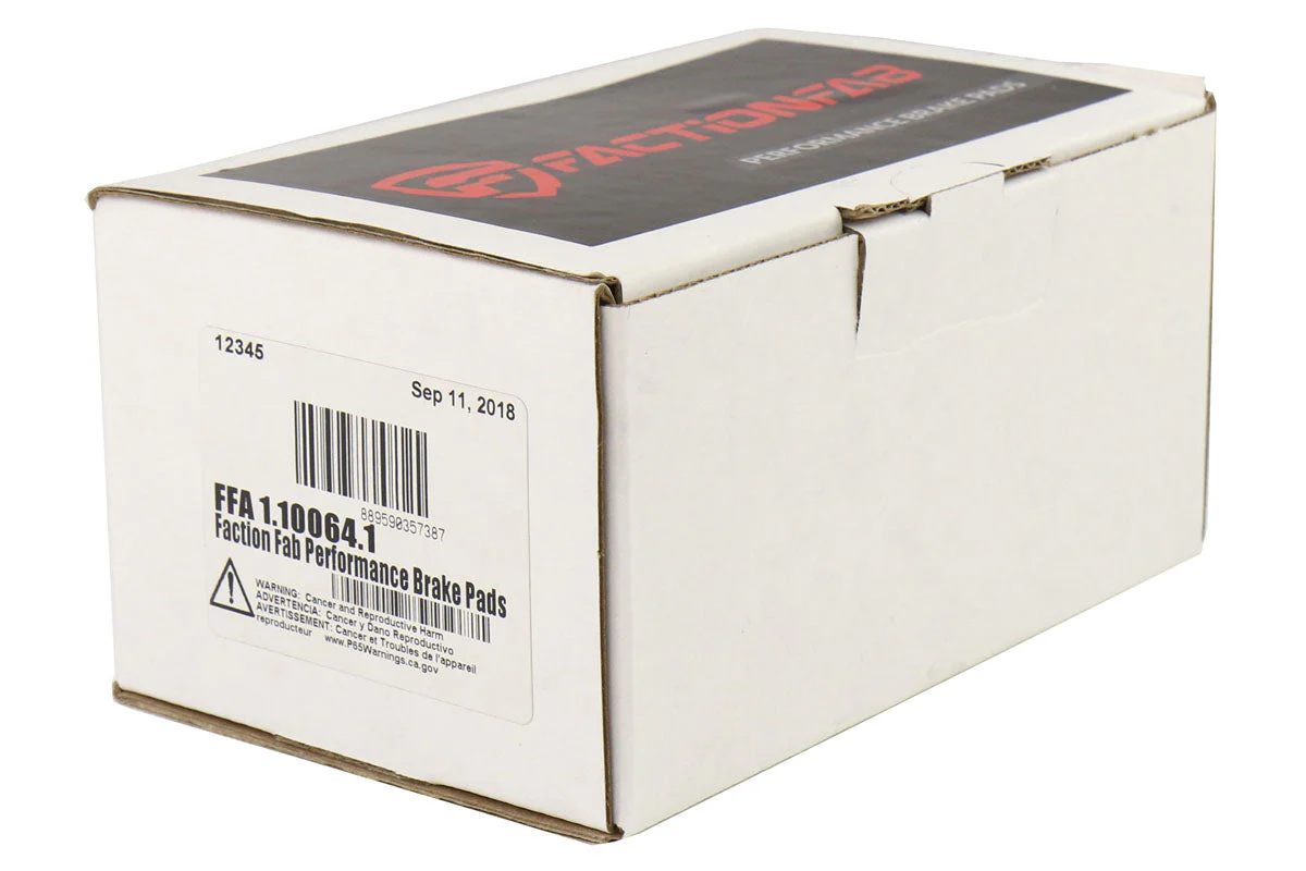 FactionFab F-Spec Rear Brake Pads Subaru WRX 2003-2005 - Image 7