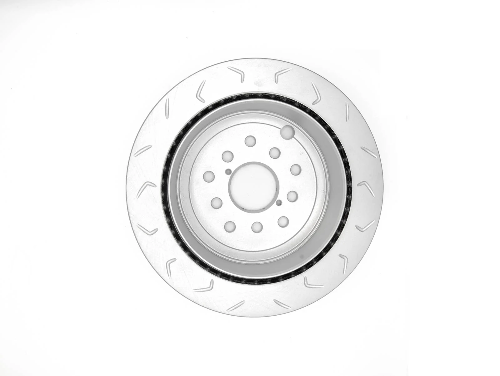 FactionFab Slotted Rear Rotor V2 Dual Drilled 5x100/114 Subaru WRX 2022+ 6mt / FR-S / BRZ / 86 2013+ - Image 2