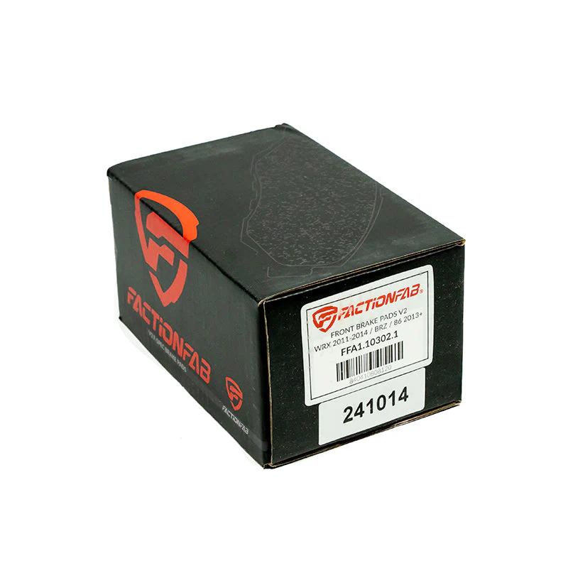 FactionFab V2 Brake Pads - 2011-14 Subaru WRX, 2013+ BRZ/86 - Front - Image 3