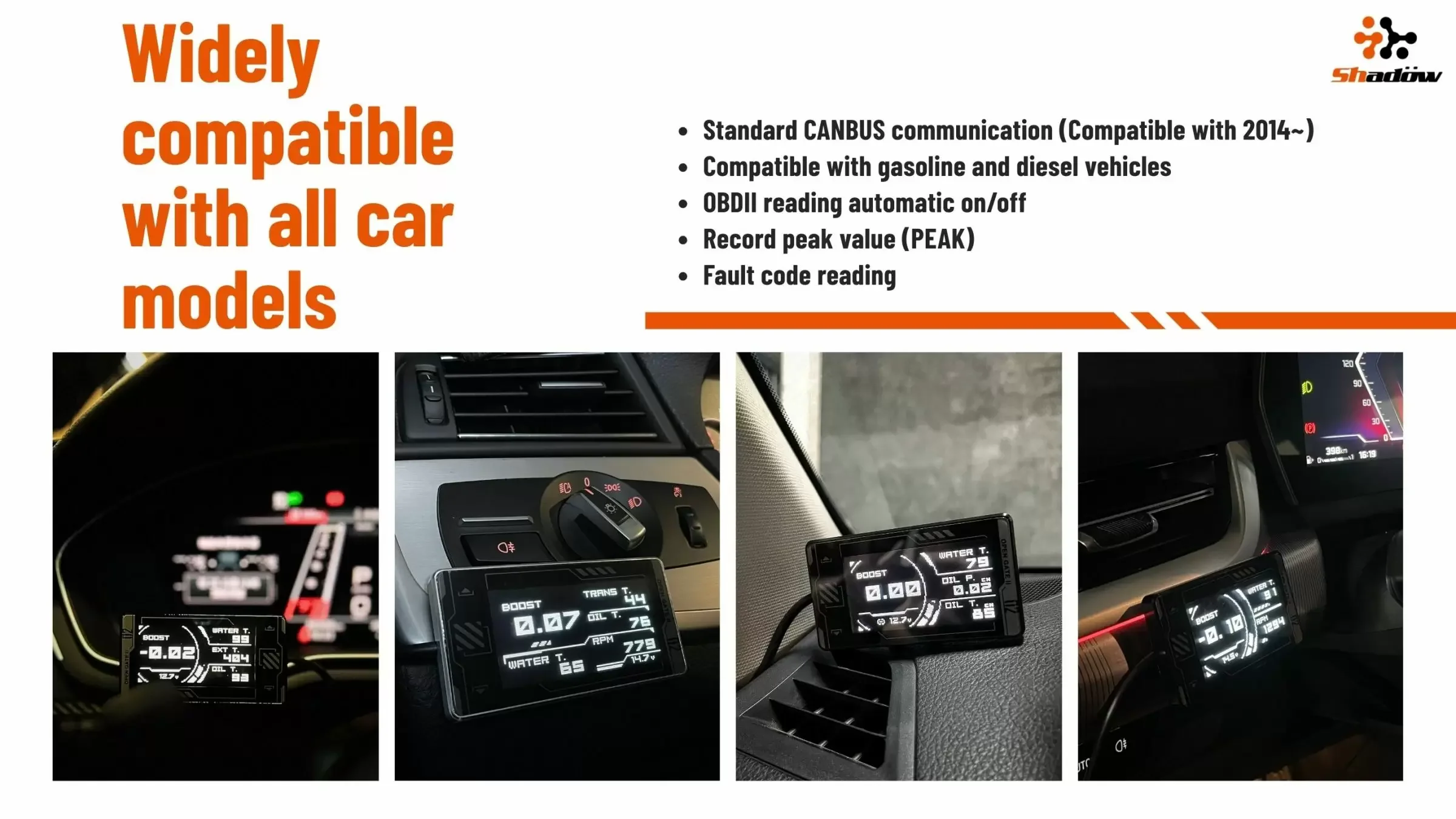 FD EVO OBD II Multi-functional Display - Image 3