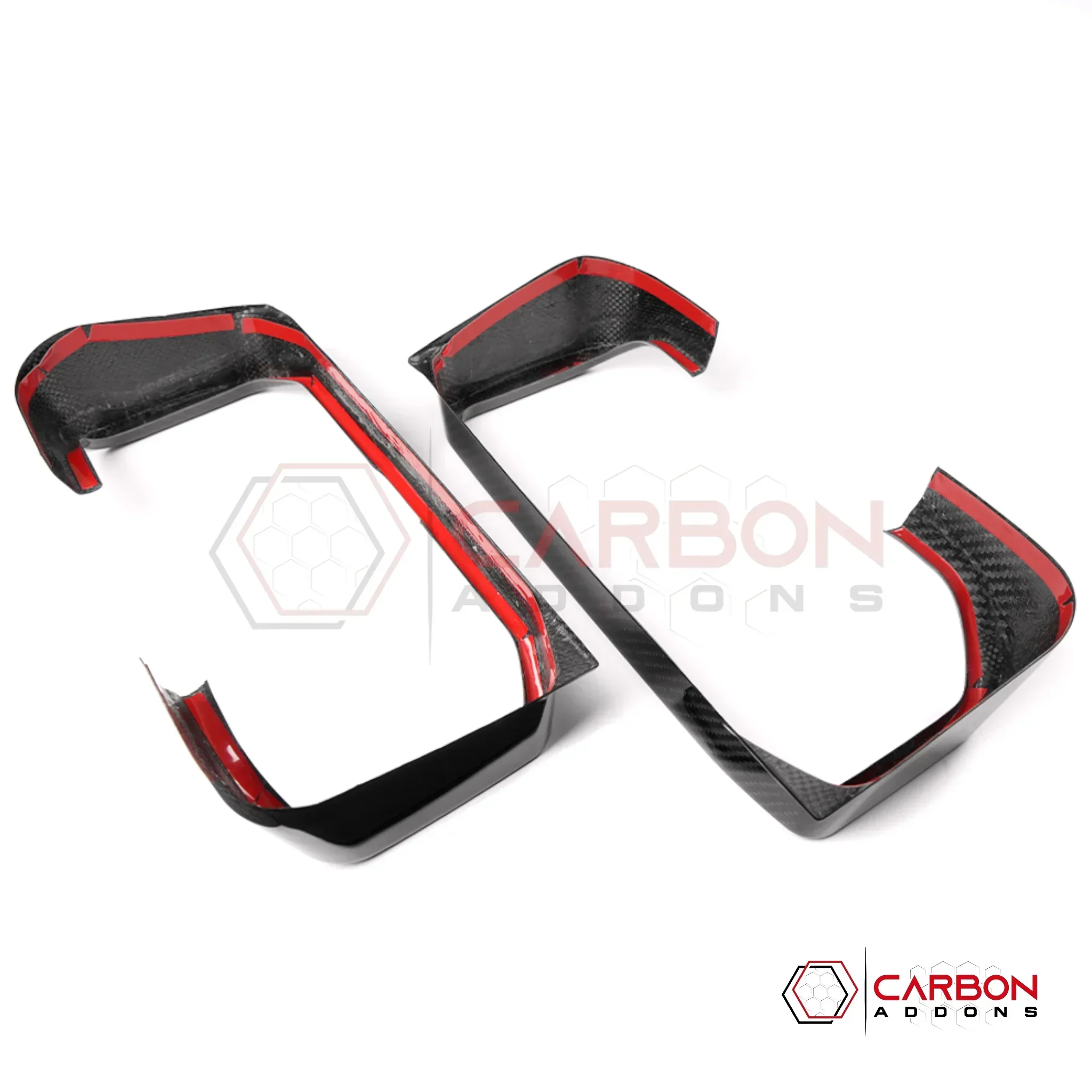 Ford Bronco Raptor Carbon Fiber Rear Tail Light Trim Bezel Cover | Glossy or Matte - Image 8