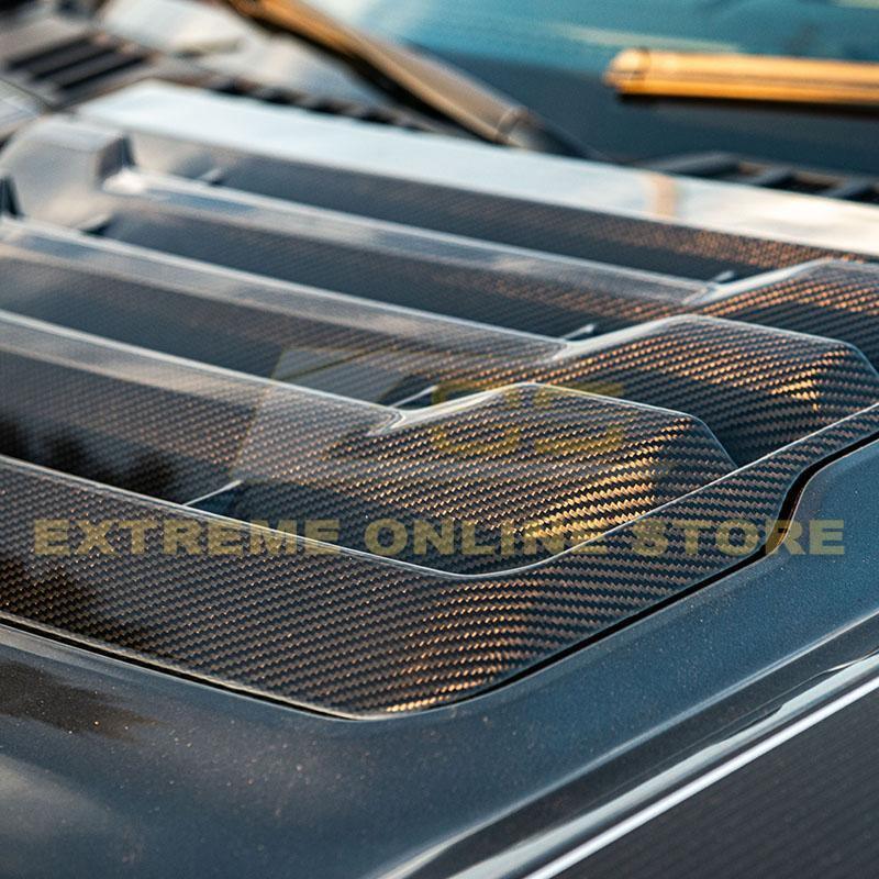 2017-20 Ford F-150 Raptor Carbon Fiber Hood Vent - Image 10