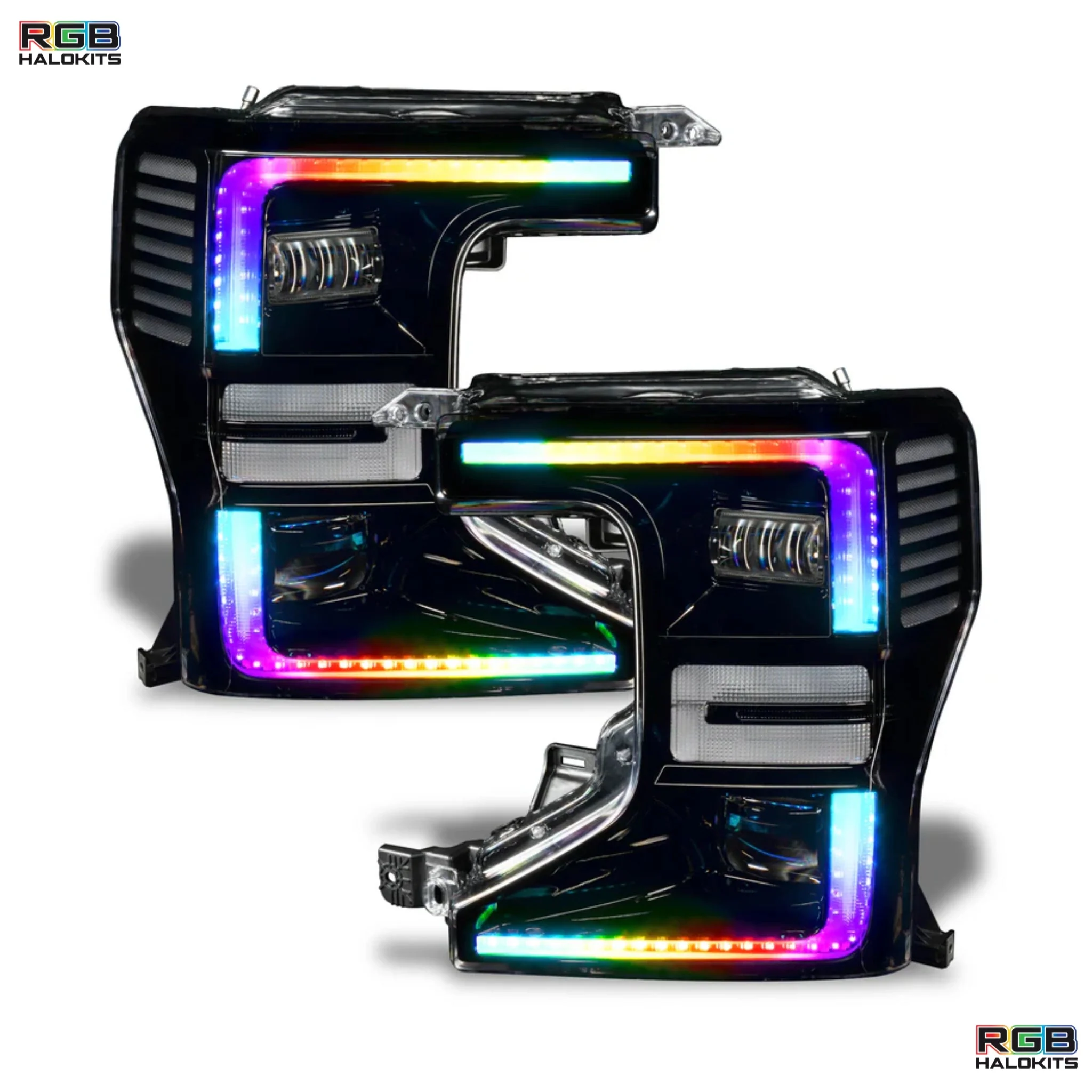 Ford F-250/350 Super Duty Multicolor Flow DRL Boards (2020-2022) - Image 9