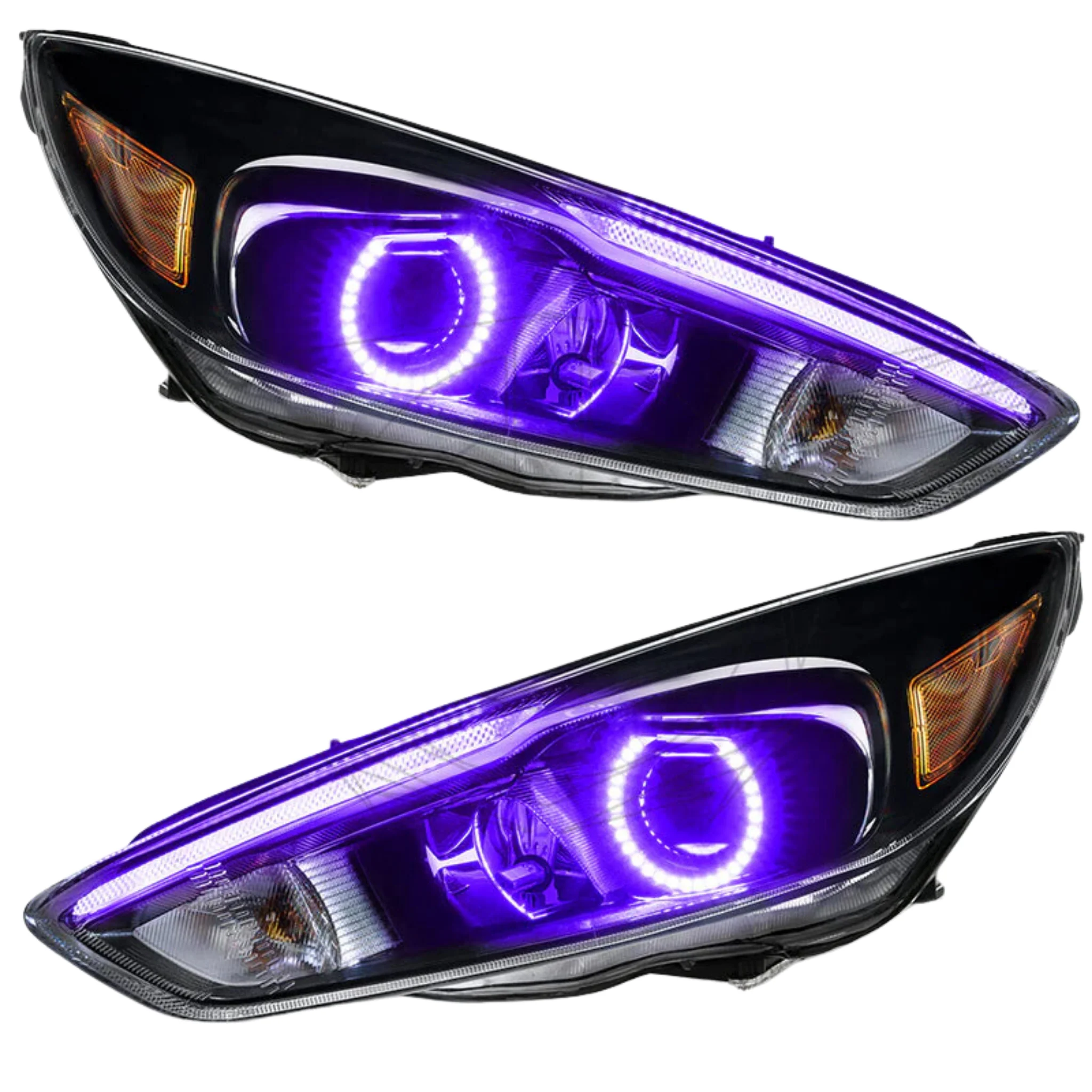 Ford Focus RS/ST Flow Series/Color Chasing DRL + Halo (2015-2017) - Image 3