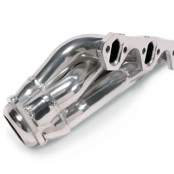 Ford Mustang 351 Swap 1-5/8 Shorty Exhaust Headers Polished Silver Ceramic 79-93 - Image 5