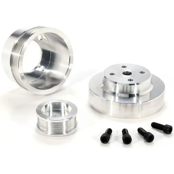 Ford Mustang 5.0 Billet Aluminum Underdrive Pulleys 86-93 - Image 2