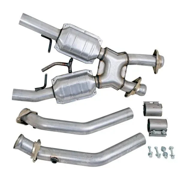 Ford Mustang 5.0L 2-1/2 High Flow Catted X-Pipe 86-93 - Image 2