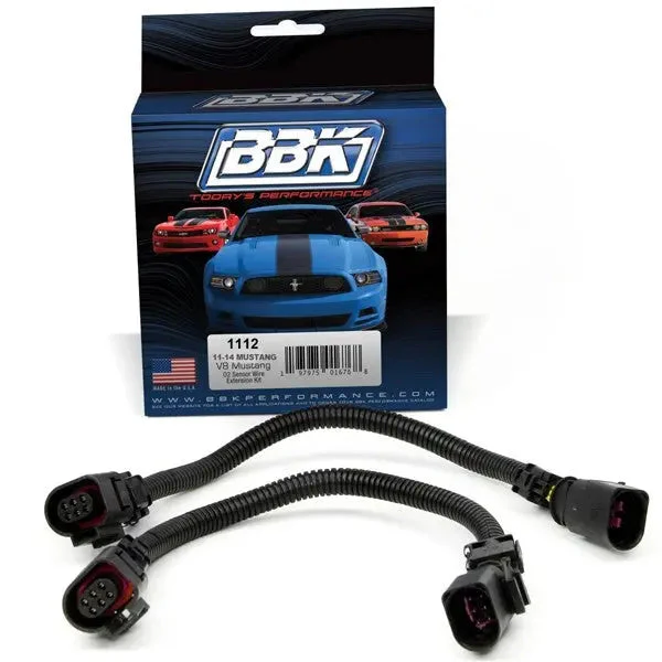 Ford Mustang 5.0L Front O2 Extensions 12 Inch 11-14