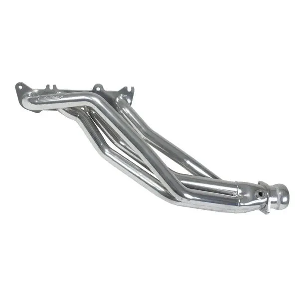 Ford Mustang Coyote Swap 1-3/4 Long Tube Exhaust Headers Polished Silver Ceramic 86-04 - Image 3