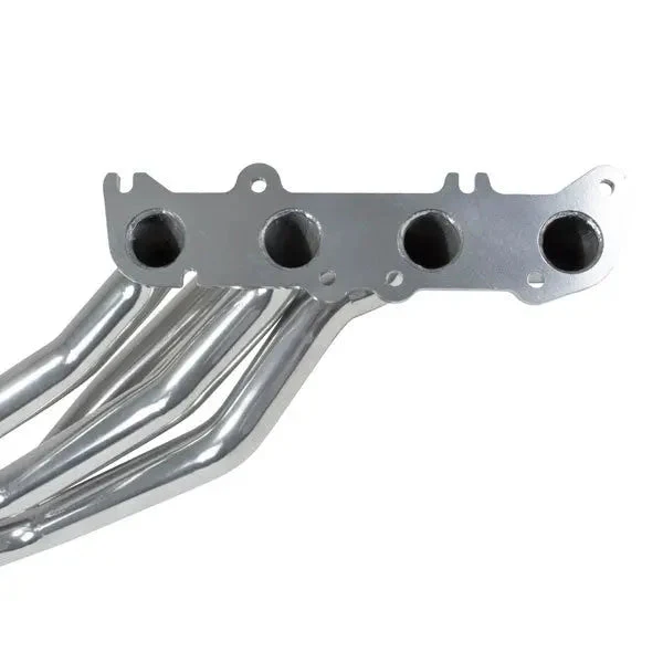 Ford Mustang Coyote Swap 1-3/4 Long Tube Exhaust Headers Polished Silver Ceramic 86-04 - Image 5