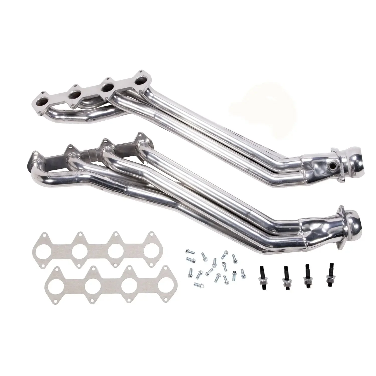 Ford Mustang GT 1 5/8 Long Tube Exhaust Headers Polished Silver Ceramic 05-10