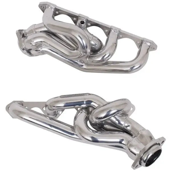 Ford Mustang GT 5.0 1-5/8 Shorty Equal Length Exhaust Headers Polished Silver Ceramic 94-95 - Image 2