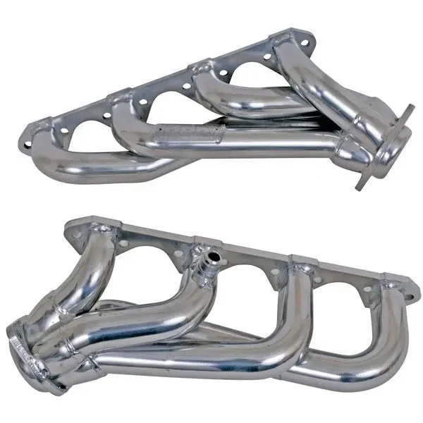 Ford Mustang GT 5.0 1-5/8 Shorty Exhaust Headers Polished Silver Ceramic 94-95 - Image 2