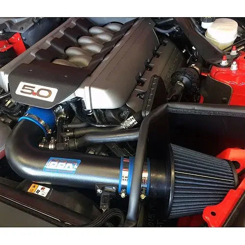 Ford Mustang GT 5.0 Cold Air Intake Kit Blackout 15-17 - Image 3