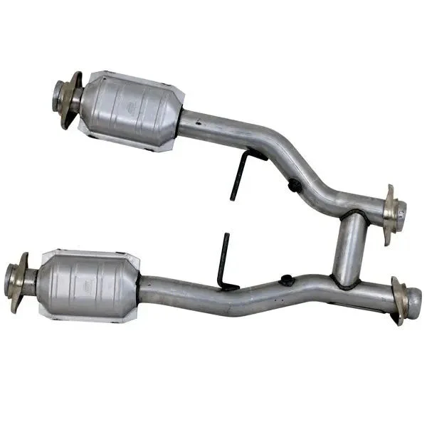 Ford Mustang GT Cobra 2-1/2 Short Catted Mid H-Pipe 96-04 - Image 2