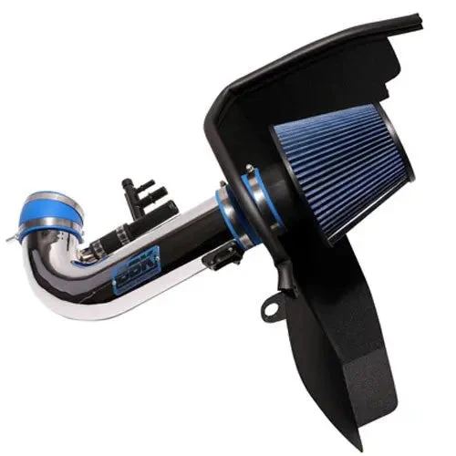 Ford Mustang GT Cold Air Intake Kit Powder Coated Chrome 15-17